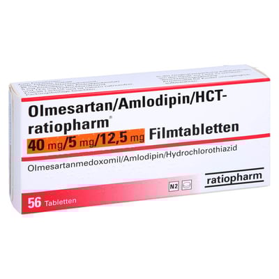 Olmesartan/Amlodipin/HCT-ratiopharm 40 mg/5 mg/12,5 mg
