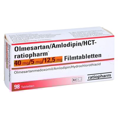 Olmesartan/Amlodipin/HCT-ratiopharm 40 mg/5 mg/12,5 mg