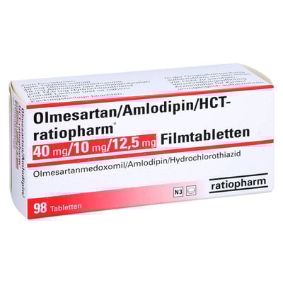 Olmesartan/Amlodipin/HCT-ratiopharm 40 mg/10 mg/12,5 mg