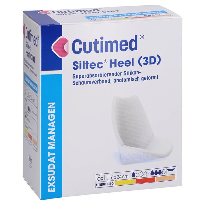 Cutimed Siltec Heel 3d 16x24 cm Kompressen