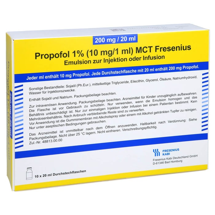 Propofol 1% 10mg/1ml Mct F