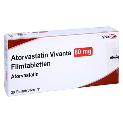 Atorvastatin Vivanta 80 mg