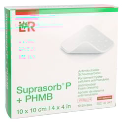 Suprasorb P+phmb Schaumverband 10x10 cm