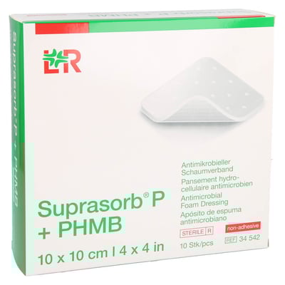 Suprasorb P+phmb Schaumverband 10x10 cm