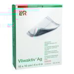 Vliwaktiv Ag Aktivkohle Saugkomp.m.Silber 10x10 cm