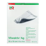Vliwaktiv Ag Aktivkohle Saugkomp.m.Silber 10x10 cm
