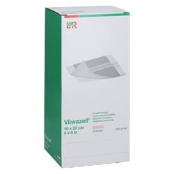 Vliwazell Saugkompresse 10x20 cm steril