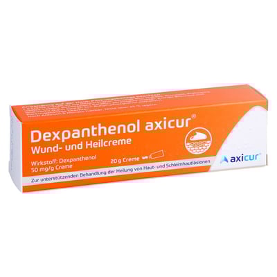 Dexpanthenol axicur Wund- und Heilcreme 50 mg/g