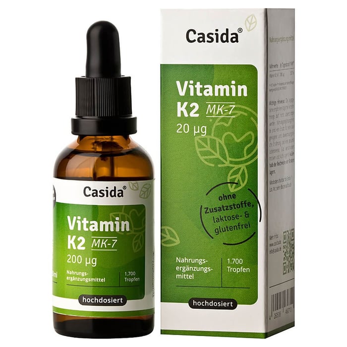 Vitamin K2 Tropfen MK7 Vegan