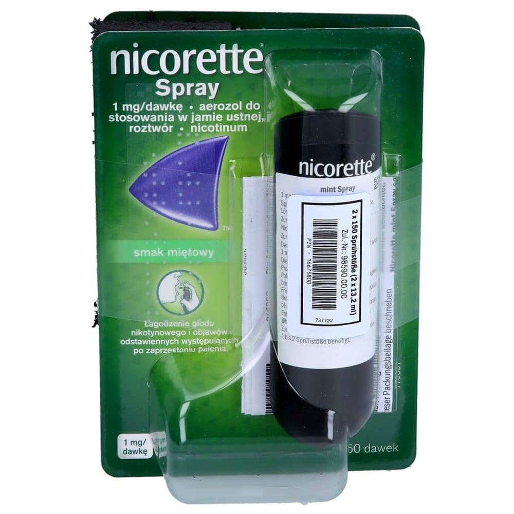Nicorette mint Spray 1 mg/Sprühstoß