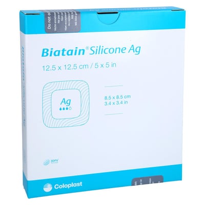 Biatain Silicone AG Schaumverband 12.5X12.5 cm Avitamed
