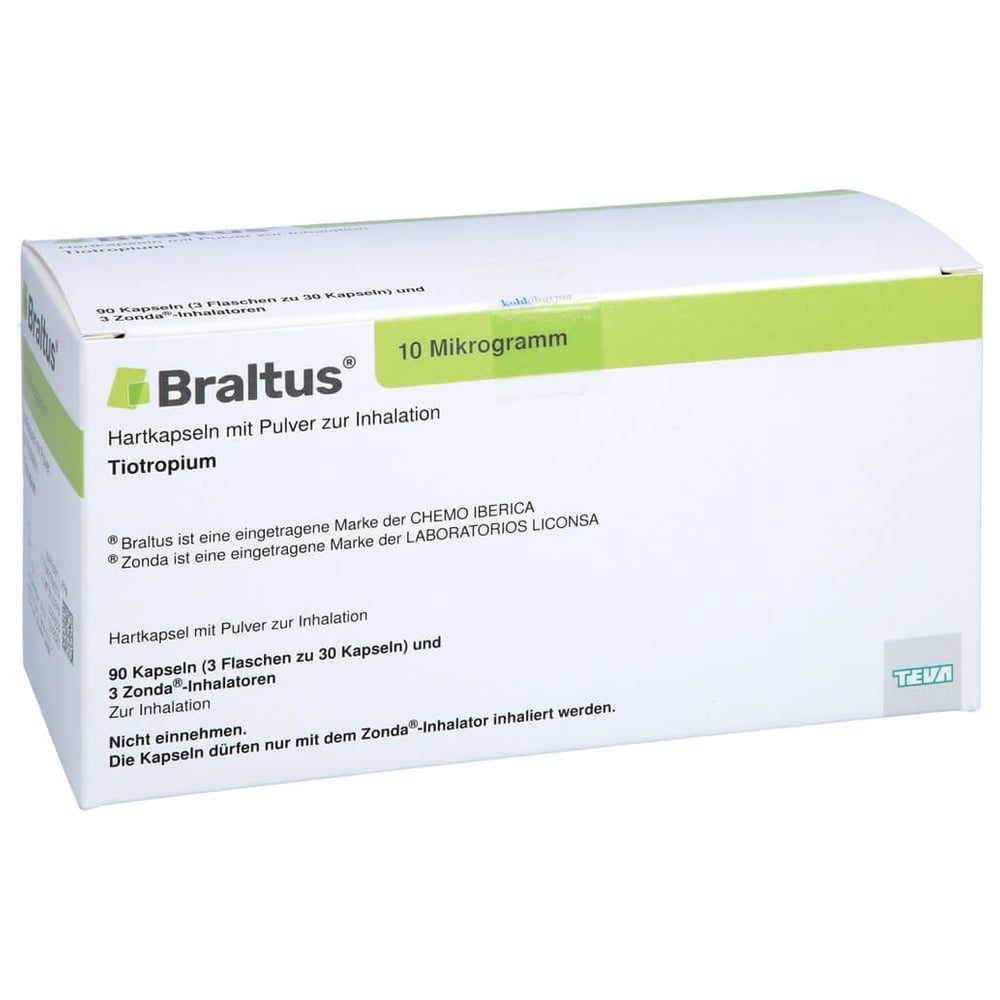 Braltus 10 Mikrogramm + Inhalator