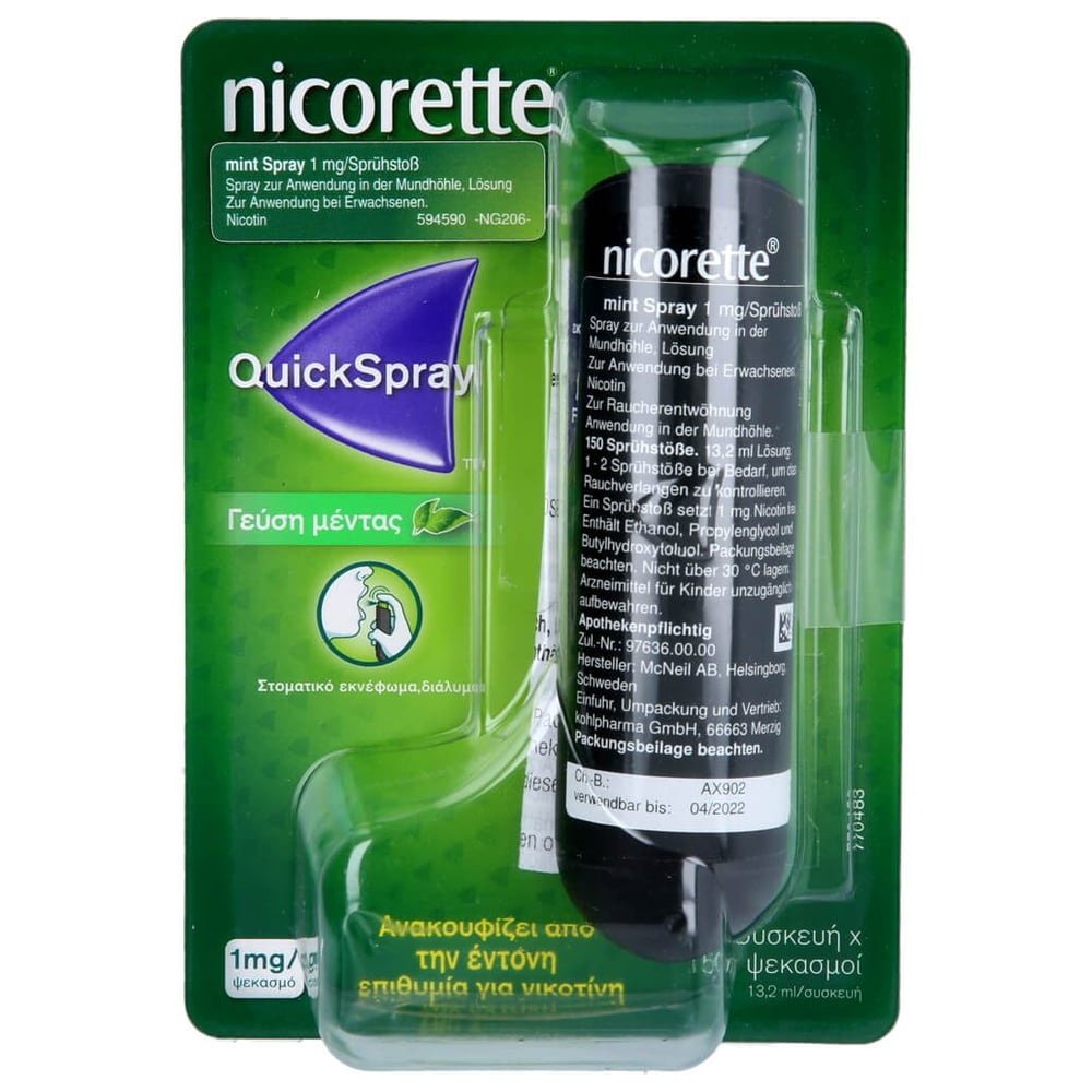 Nicorette Mint Spray 1 mg/Sprühstoß