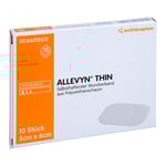 Allevyn Thin 5x6 cm dünne Wundauflage