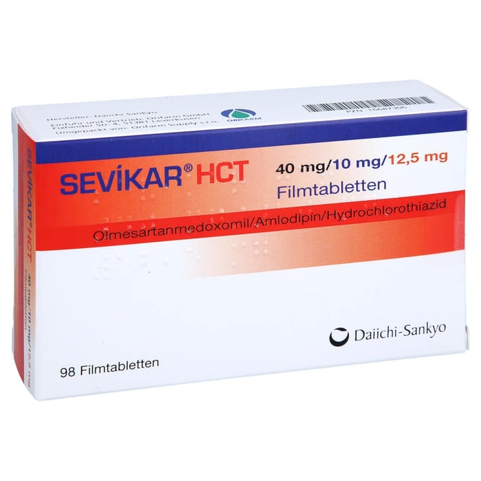 SEVIKAR HCT 40 mg/10 mg/12,5 mg Filmtabletten