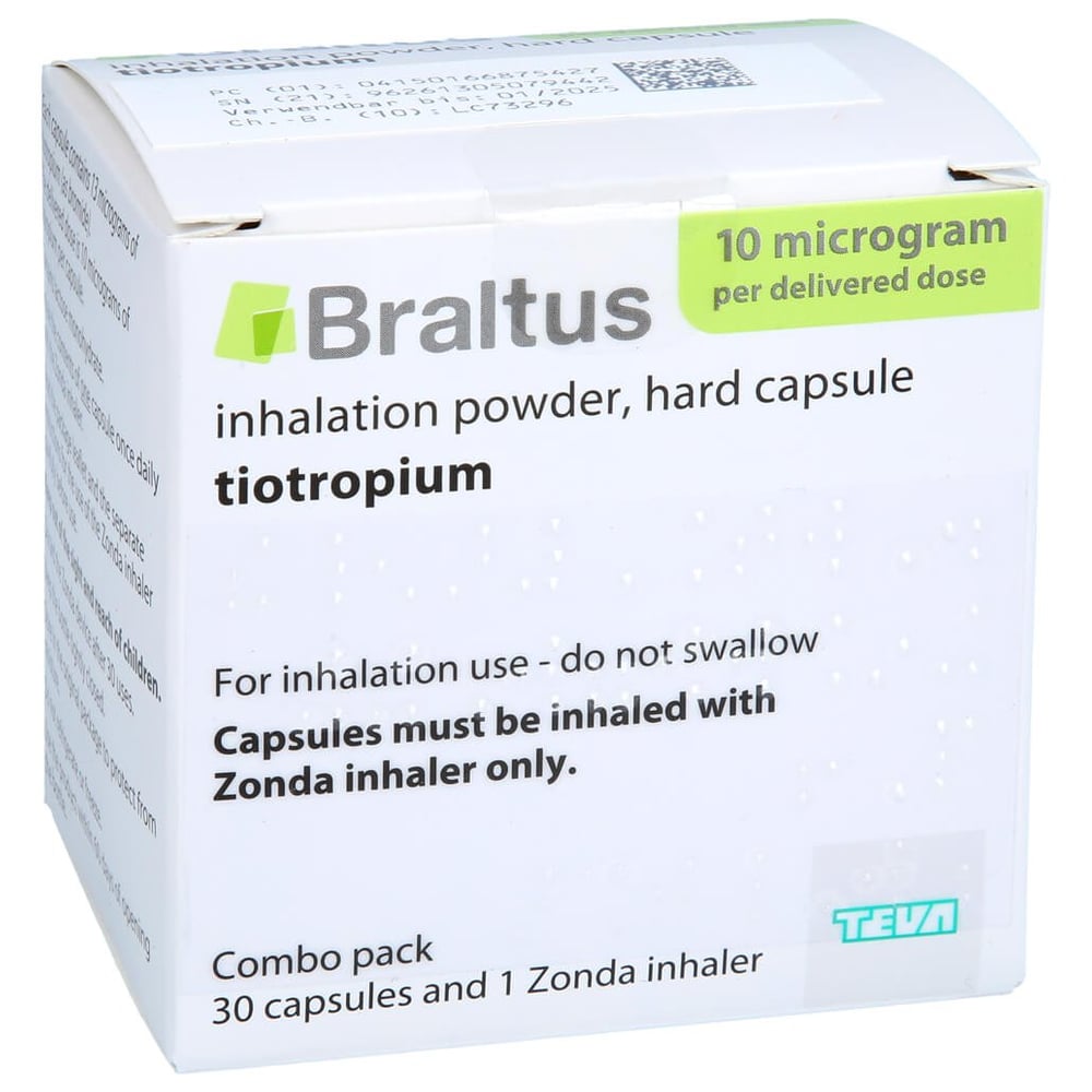 Braltus 10 Mikrogramm + Inhalator