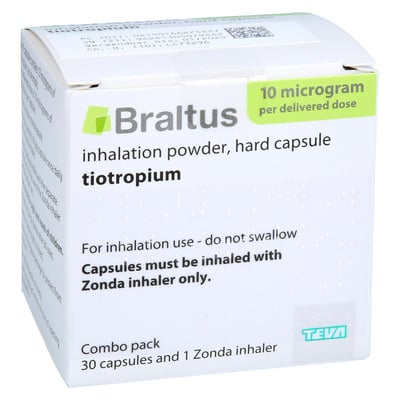 Braltus 10 Mikrogramm + Inhalator