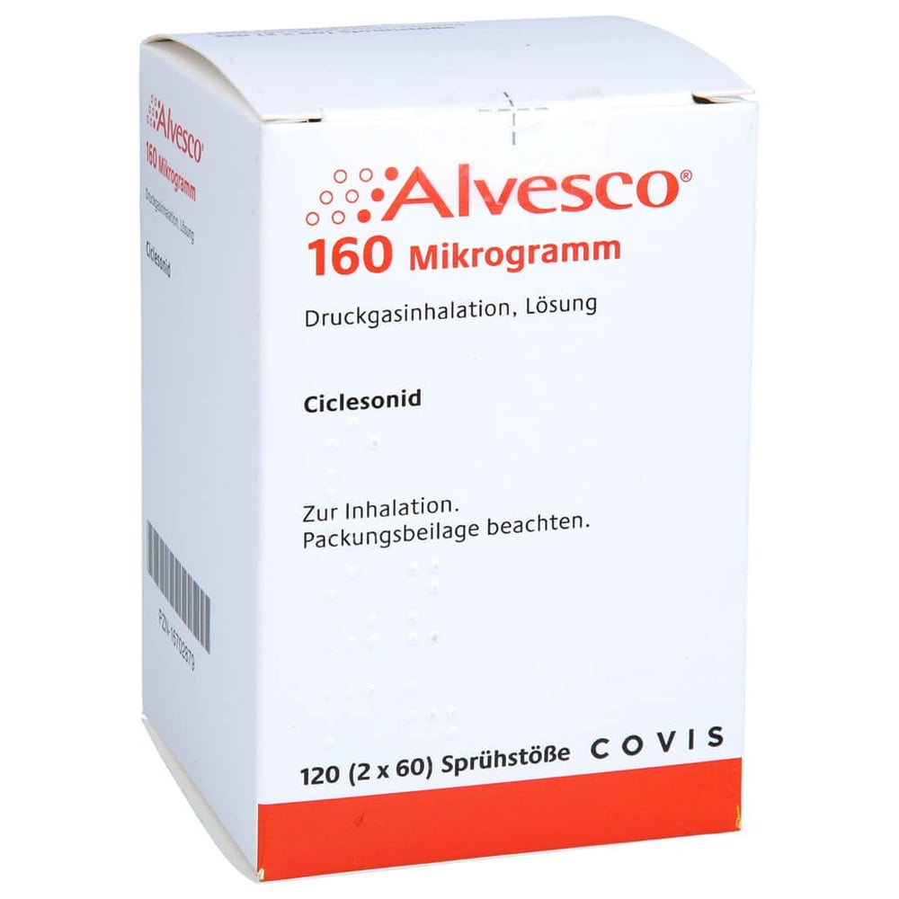 Alvesco 160 Mikrogramm Druckgasinhalation