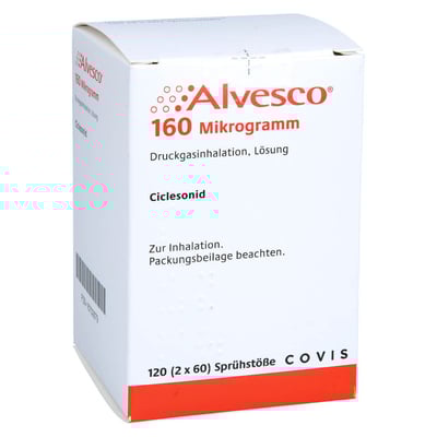 Alvesco 160 Mikrogramm Druckgasinhalation