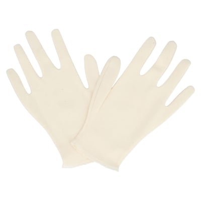 Baumwollhandschuhe rohweiss Gr. M