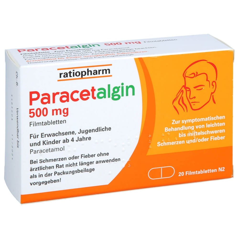 Paracetalgin 500 mg