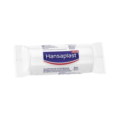 Hansaplast Elastische Fixierbinde gekreppt 4mx8 cm