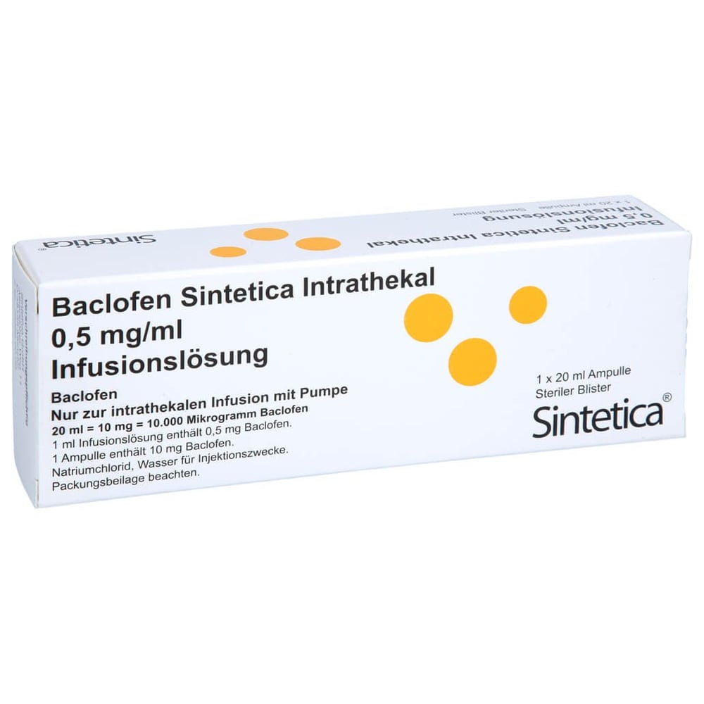 Baclofen Sintetica Intrathekal 0.5 mg/ml Inf.-Lsg.