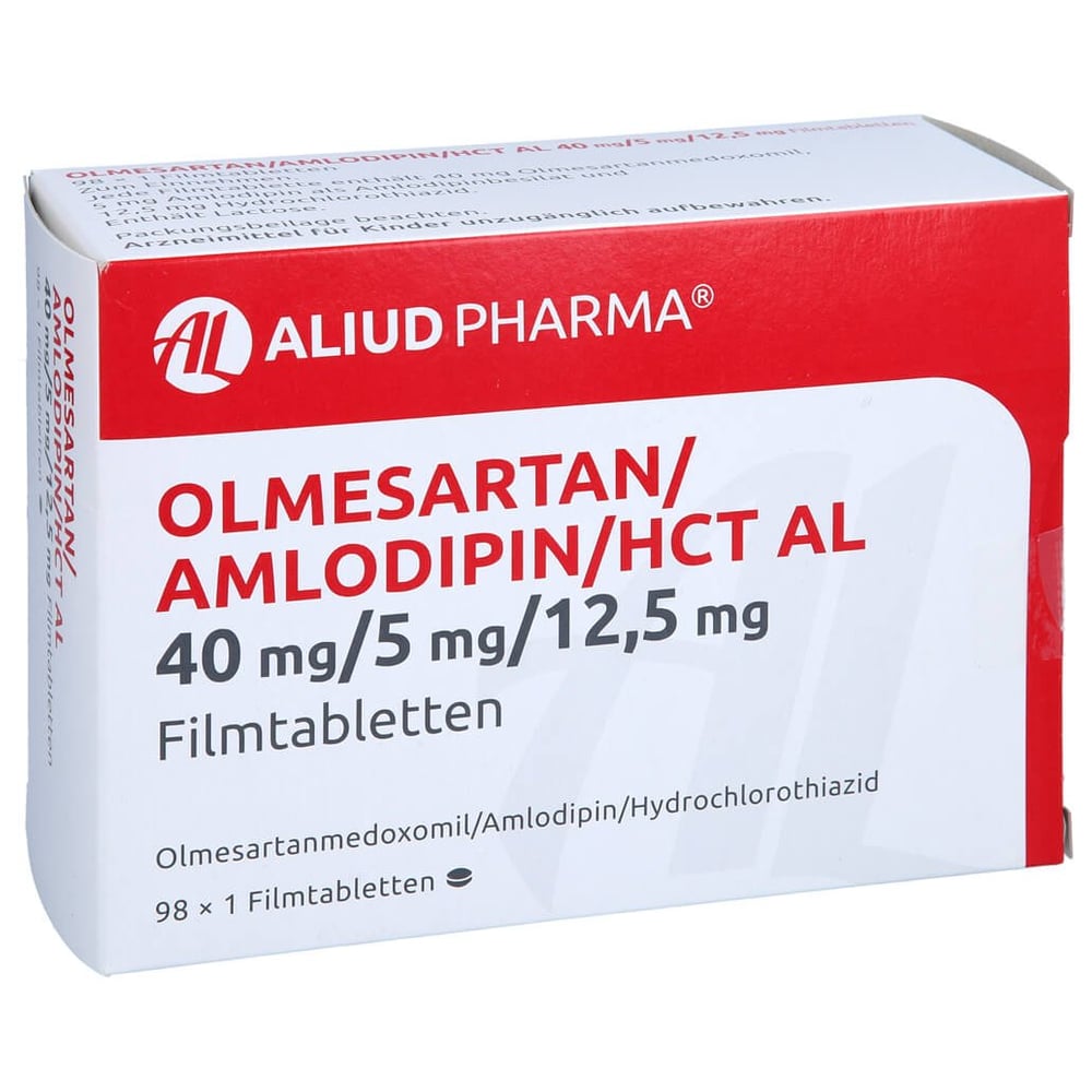 Olmesartan/Amlodipin/HCT AL 40 mg/5 mg/12,5 mg