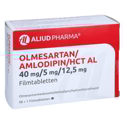 Olmesartan/Amlodipin/HCT AL 40 mg/5 mg/12,5 mg
