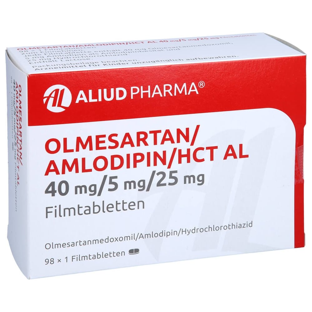 Olmesartan/Amlodipin/HCT AL 40 mg/5 mg/25 mg