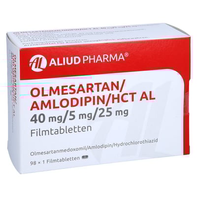 Olmesartan/Amlodipin/HCT AL 40 mg/5 mg/25 mg