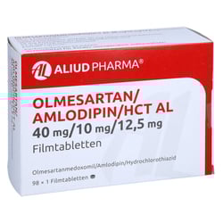 Olmesartan/Amlodipin/HCT AL 40 mg/10 mg/12,5 mg