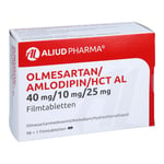 Olmesartan/Amlodipin/HCT AL 40 mg/10 mg/25 mg