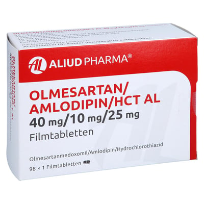 Olmesartan/Amlodipin/HCT AL 40 mg/10 mg/25 mg