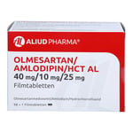 Olmesartan/Amlodipin/HCT AL 40 mg/10 mg/25 mg