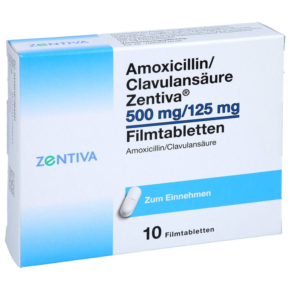 Amoxicillin/Clavulansäure Zentiva 500 mg/125 mg