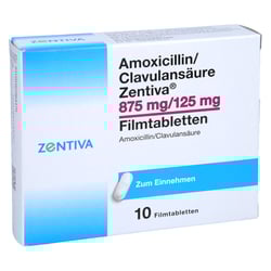Amoxicillin/Clavulansäure Zentiva 875 mg/125 mg