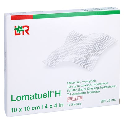 Lomatuell H Salbentüll 10X10 CM steril