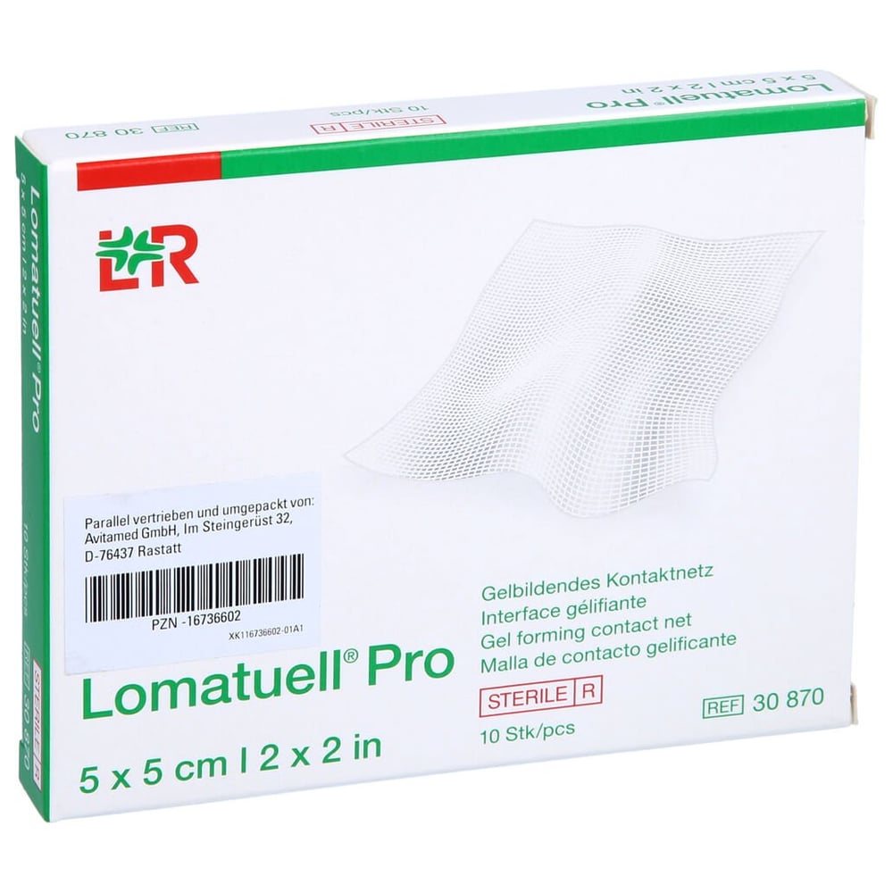 Lomatuell Pro 5 x5 cm steril