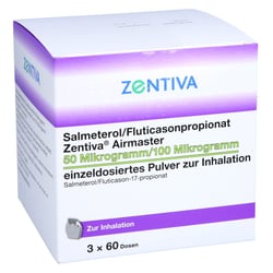 Salmeterol/Fluticasonpropionat Zentiva Airmaster 50 Mikrogramm/100 Mikrogramm