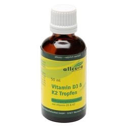 Vitamin D3 und K2 Tropfen 1000 IE/20 ug je Tropfen