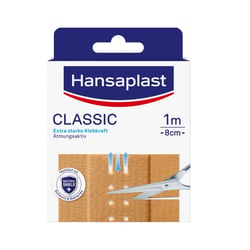 Hansaplast Classic Pflaster 1mx8 cm