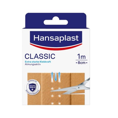 Hansaplast Classic Pflaster 1mx8 cm
