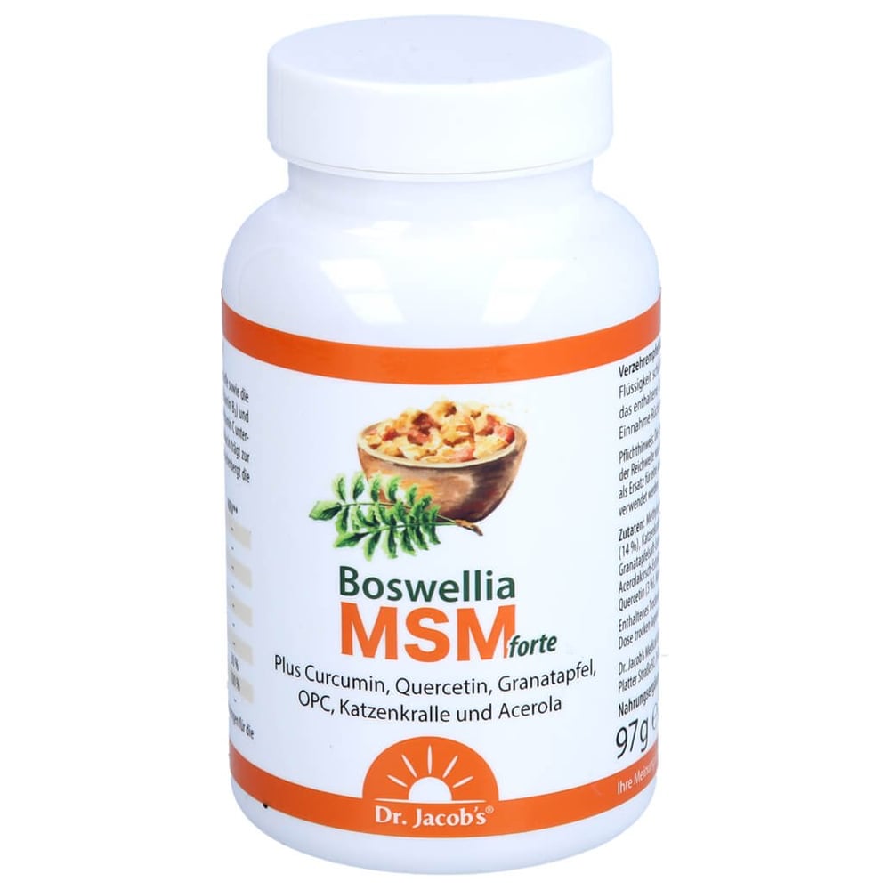 Dr. Jacob's Boswellia MSM forte Weihrauch Quercetin OPC