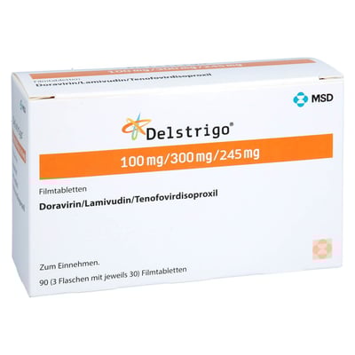 Delstrigo 100 mg/300 mg/245 mg Filmtabletten