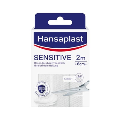 Hansaplast Sensitive Pflaster 2m x 6cm