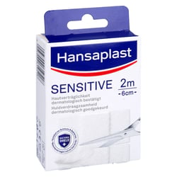 Hansaplast Sensitive Pflaster Hypoallergen 2mx6cm