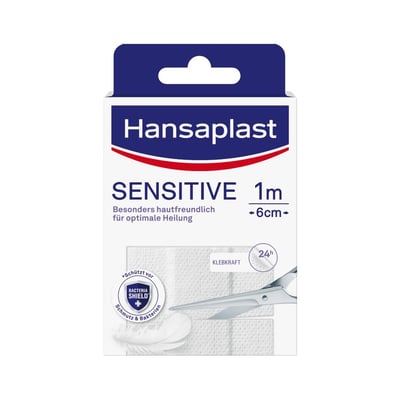 Hansaplast Sensitive Pflaster Hypoallergen 1mx6 cm