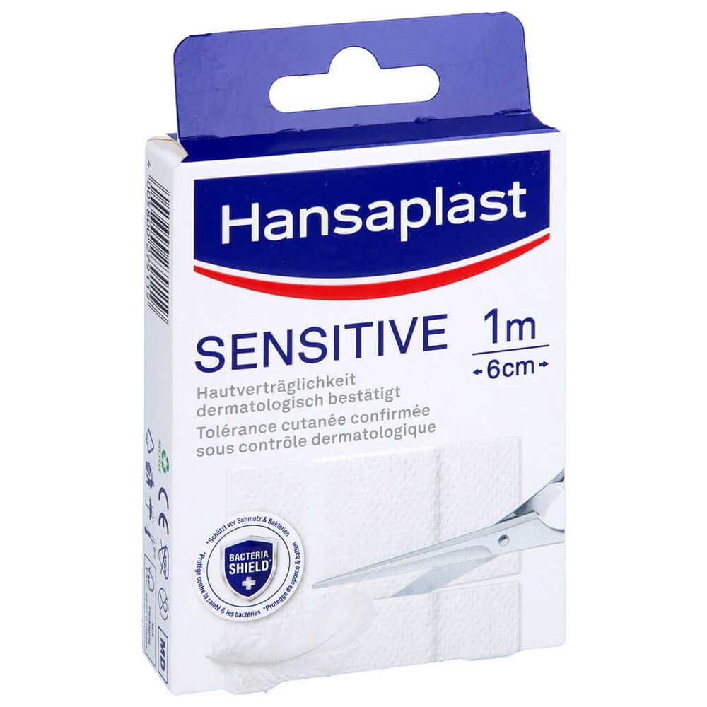 Hansaplast Sensitive Pflaster Hypoallergen 1mx6cm