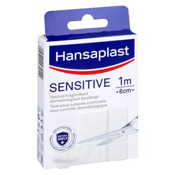 Hansaplast Sensitive Pflaster Hypoallergen 1mx6cm